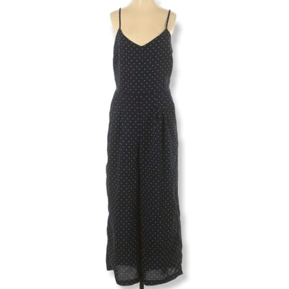 J.O.A. JUST ONE ANSWER POLKA DOT JUMPSUIT SIZE SMALL - Picture 12 of 13